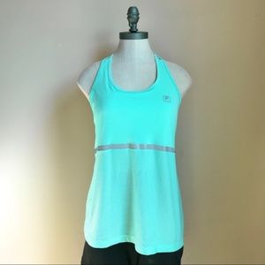 Mint Fila Racerback Tank